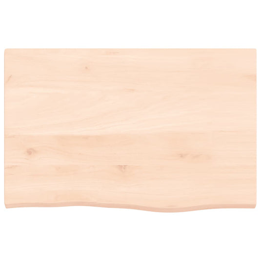 Vidaxl wastafelblad 60x40x2 cm onbehandeld massief hout