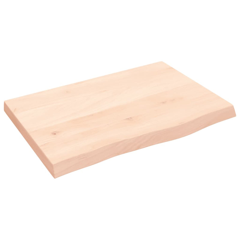 Afbeelding laden in galerijviewer, Vidaxl wastafelblad 60x40x(2-4) cm onbehandeld massief hout
