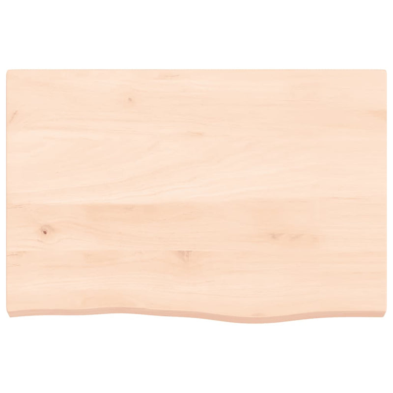 Afbeelding laden in galerijviewer, Vidaxl wastafelblad 60x40x(2-4) cm onbehandeld massief hout
