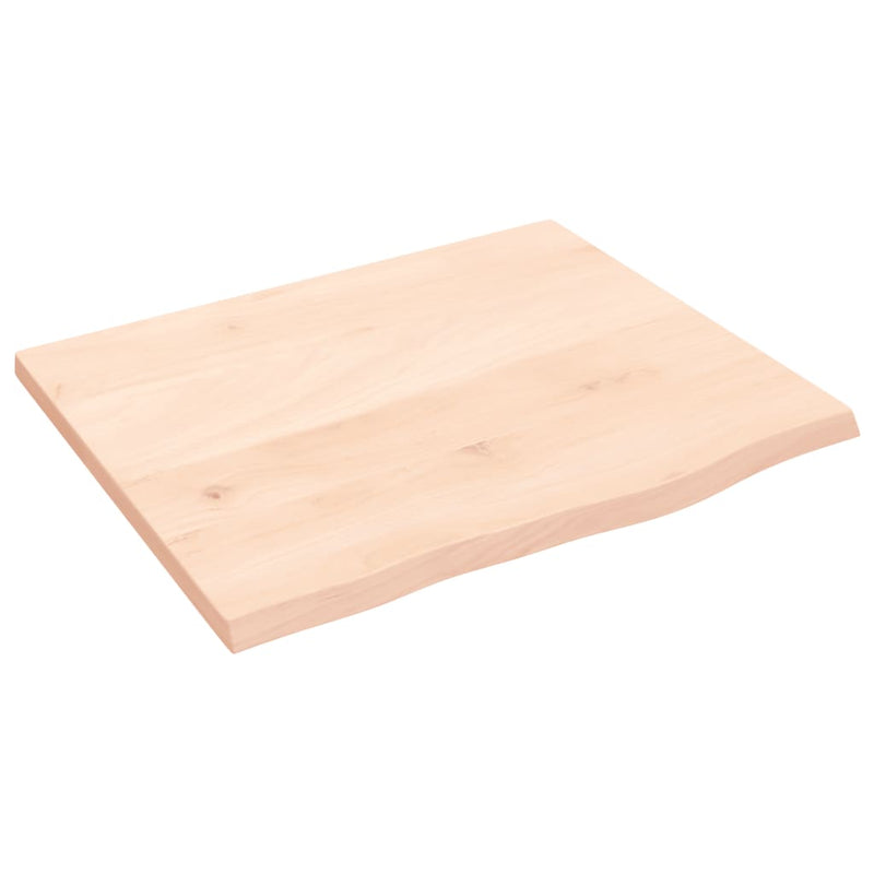Afbeelding laden in galerijviewer, Vidaxl wastafelblad 60x50x2 cm onbehandeld massief hout
