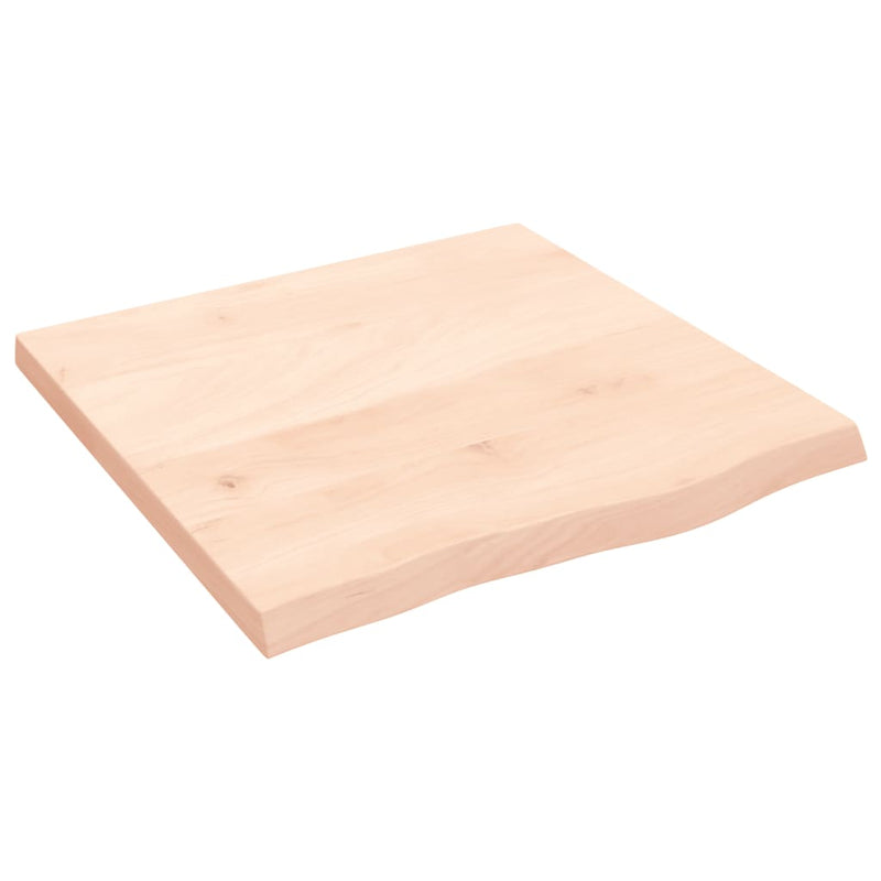 Afbeelding laden in galerijviewer, Vidaxl wastafelblad 60x60x(2-4) cm onbehandeld massief hout
