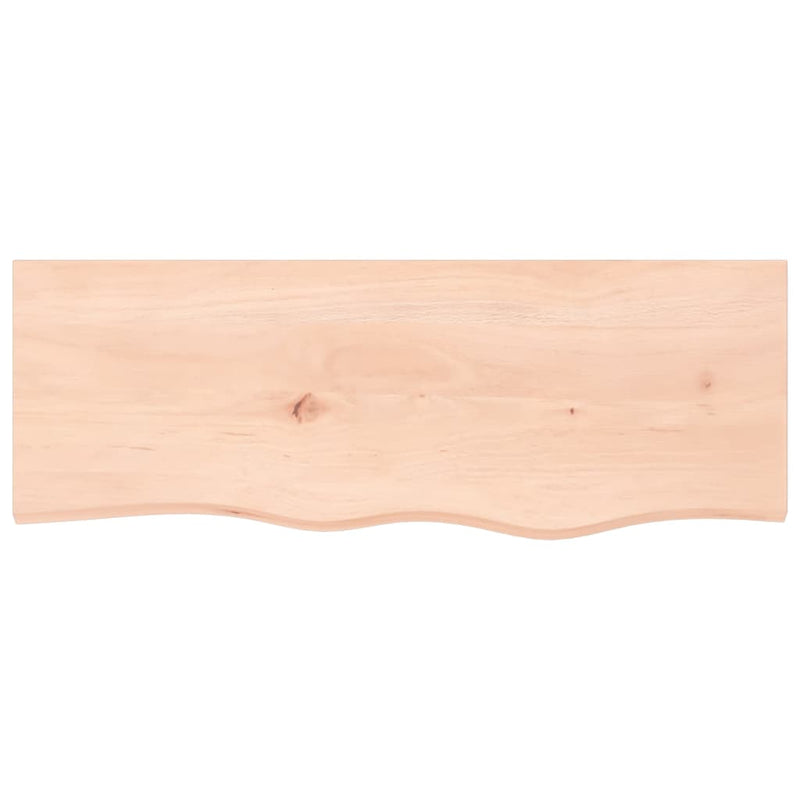 Afbeelding laden in galerijviewer, Vidaxl wastafelblad 80x30x2 cm onbehandeld massief hout
