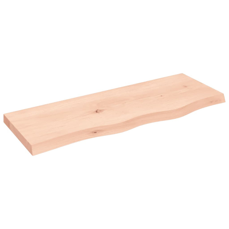 Afbeelding laden in galerijviewer, Vidaxl wastafelblad 80x30x(2-4) cm onbehandeld massief hout
