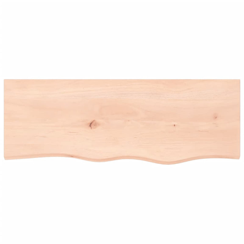 Afbeelding laden in galerijviewer, Vidaxl wastafelblad 80x30x(2-4) cm onbehandeld massief hout
