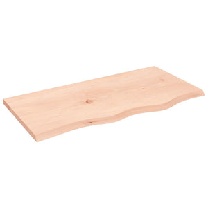 Vidaxl wastafelblad 80x40x2 cm onbehandeld massief hout