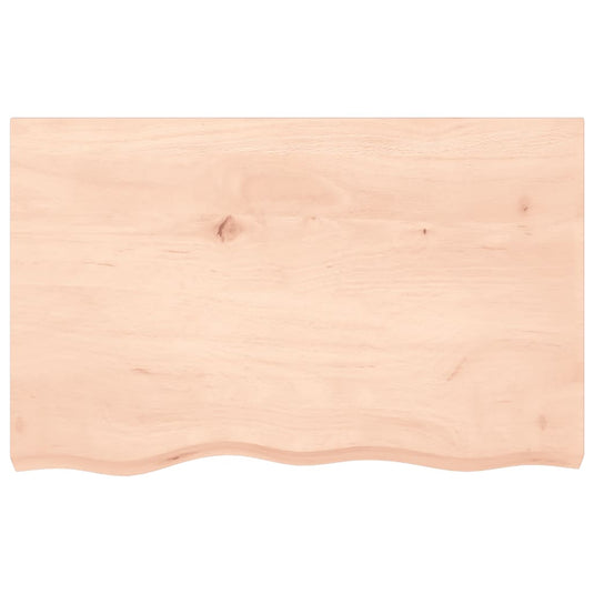 Vidaxl wastafelblad 80x50x2 cm onbehandeld massief hout
