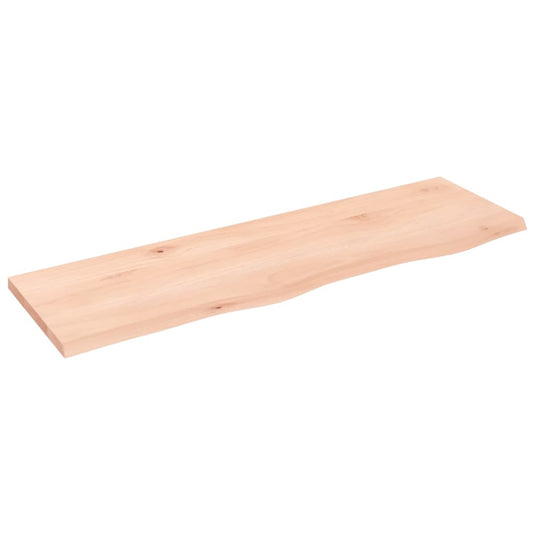 Vidaxl wastafelblad 100x30x2 cm onbehandeld massief hout