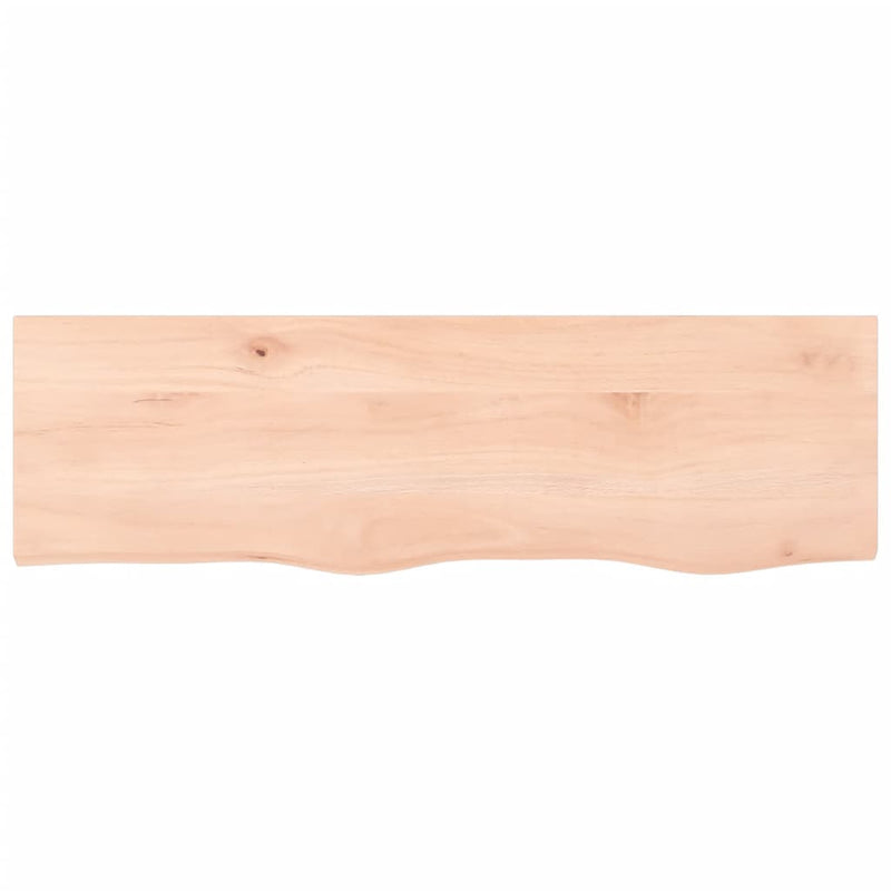 Afbeelding laden in galerijviewer, Vidaxl wastafelblad 100x30x2 cm onbehandeld massief hout

