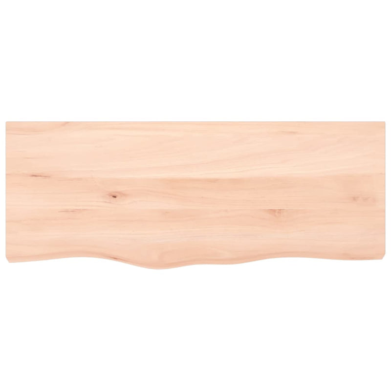 Afbeelding laden in galerijviewer, Vidaxl wastafelblad 100x40x2 cm onbehandeld massief hout
