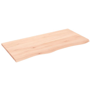 Vidaxl wastafelblad 100x50x2 cm onbehandeld massief hout