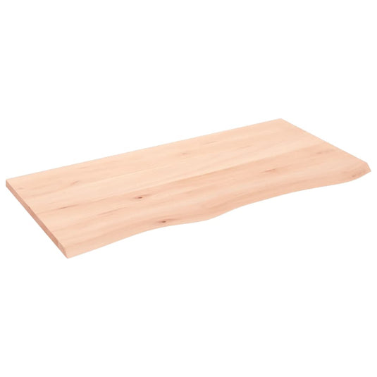 Vidaxl wastafelblad 100x50x2 cm onbehandeld massief hout