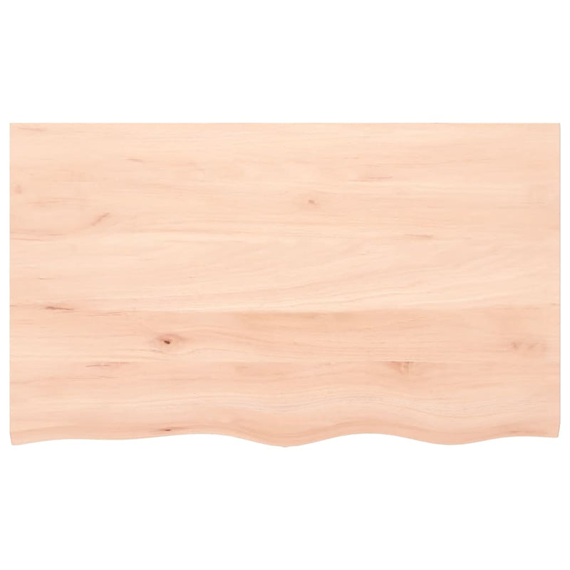 Afbeelding laden in galerijviewer, Vidaxl wastafelblad 100x60x2 cm onbehandeld massief hout
