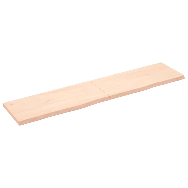Afbeelding laden in galerijviewer, Vidaxl wastafelblad 180x40x(2-4) cm onbehandeld massief hout
