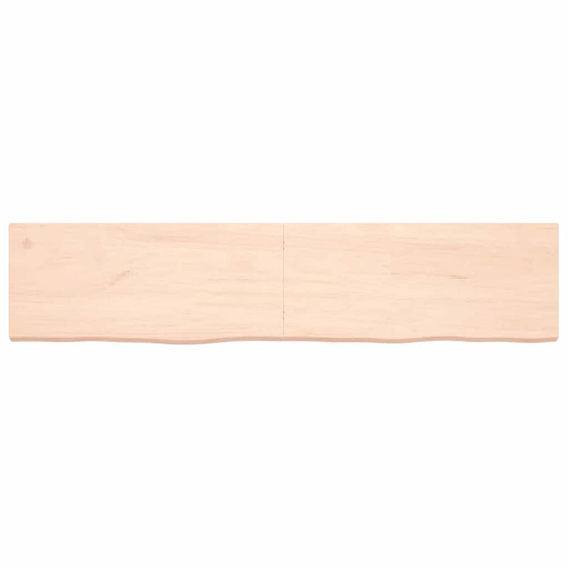 Afbeelding laden in galerijviewer, Vidaxl wastafelblad 180x40x(2-4) cm onbehandeld massief hout

