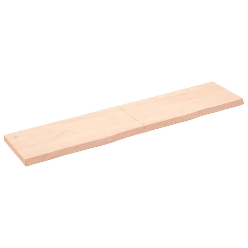 Afbeelding laden in galerijviewer, Vidaxl wastafelblad 180x40x(2-6) cm onbehandeld massief hout
