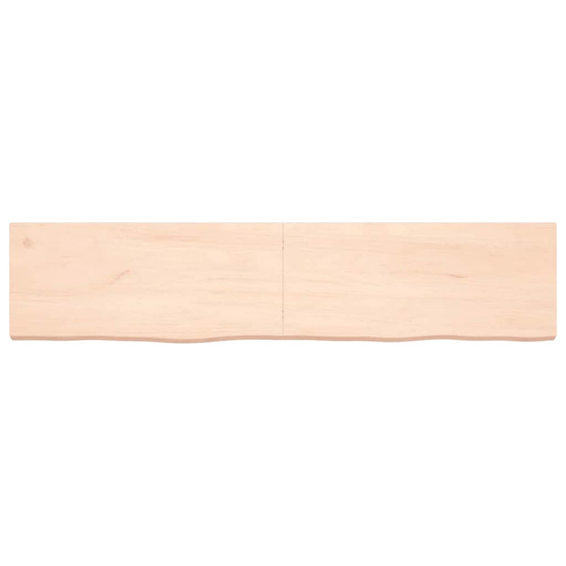 Afbeelding laden in galerijviewer, Vidaxl wastafelblad 180x40x(2-6) cm onbehandeld massief hout
