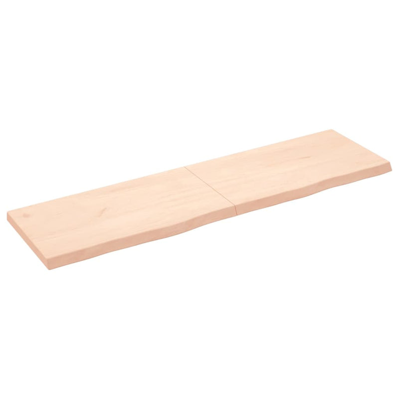 Afbeelding laden in galerijviewer, Vidaxl wastafelblad 180x50x(2-6) cm onbehandeld massief hout
