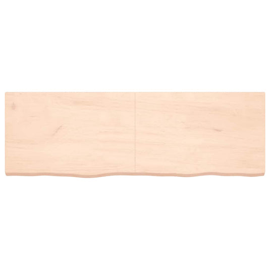 Vidaxl wastafelblad 180x60x(2-6) cm onbehandeld massief hout