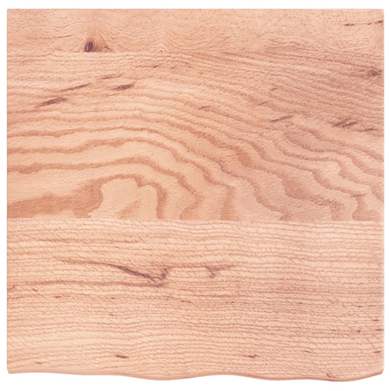 Afbeelding laden in galerijviewer, Vidaxl wastafelblad 60x60x2 behandeld massief hout lichtbruin
