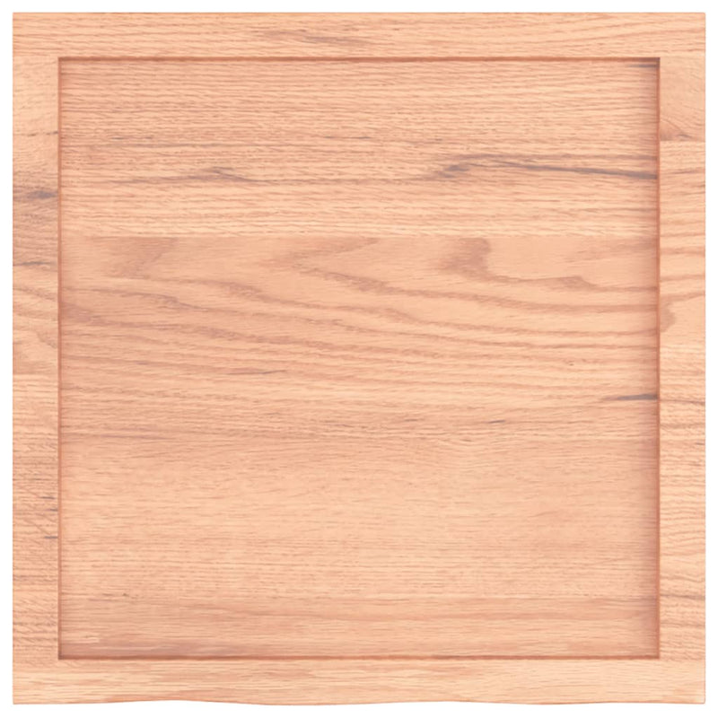 Afbeelding laden in galerijviewer, Vidaxl wastafelblad 60x60x(2-4) cm behandeld massief hout lichtbruin
