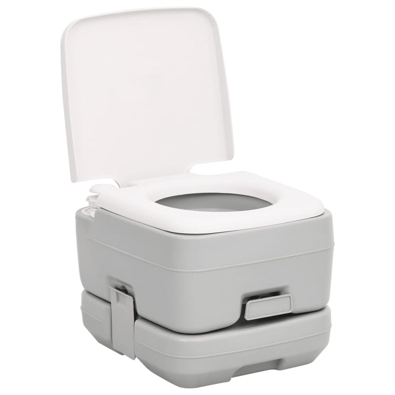 Afbeelding laden in galerijviewer, VidaXL Campingtoilet en wasbak draagbaar

