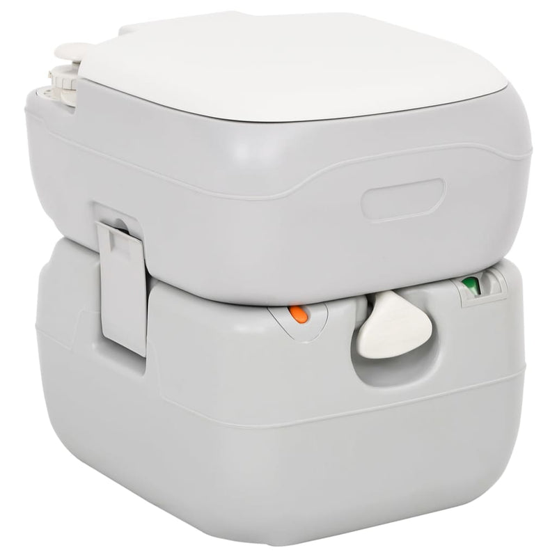 Afbeelding laden in galerijviewer, VidaXL Campingtoilet en wasbak met watertank
