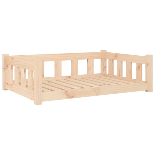 Vidaxl hondenmand 95,5x65,5x28 cm massief grenenhout