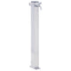 Vidaxl waterzuil vierkant 40 cm roestvrij staal