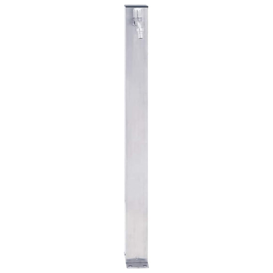 Vidaxl waterzuil vierkant 40 cm roestvrij staal