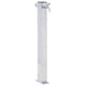 Vidaxl waterzuil vierkant 80 cm roestvrij staal