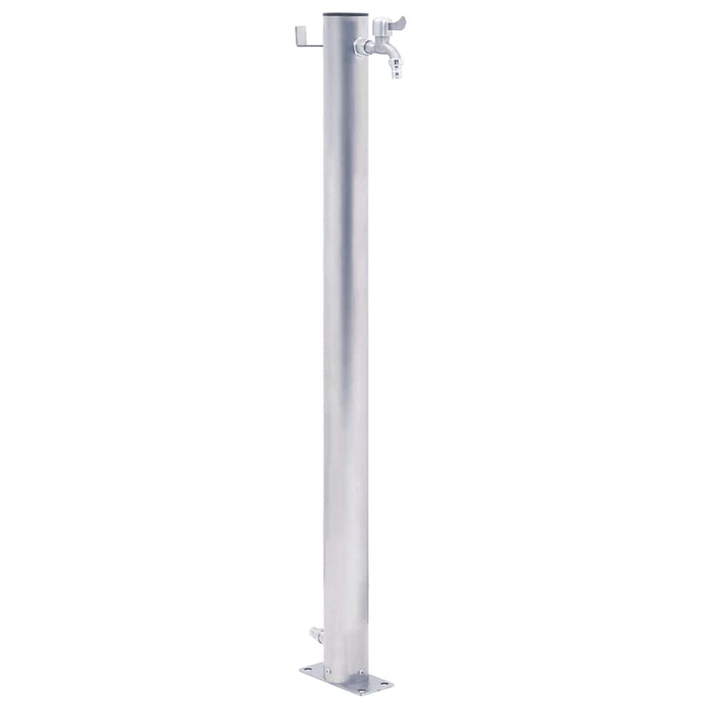 Afbeelding laden in galerijviewer, Vidaxl waterzuil rond 40 cm roestvrij staal
