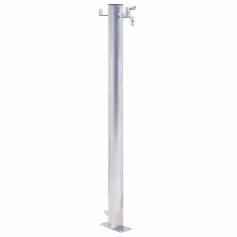 Afbeelding laden in galerijviewer, Vidaxl waterzuil rond 60 cm roestvrij staal
