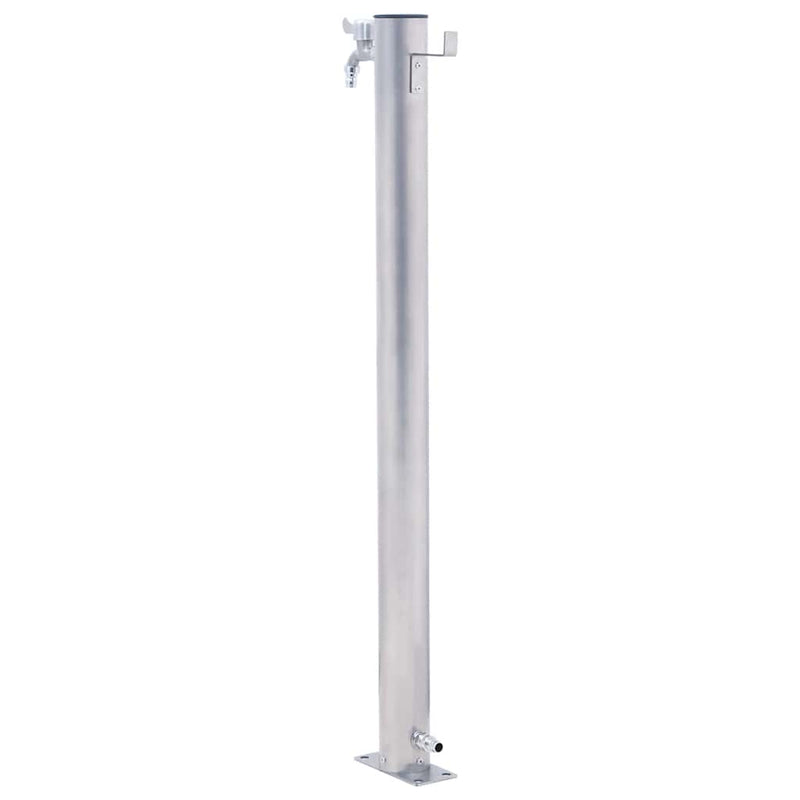 Afbeelding laden in galerijviewer, Vidaxl waterzuil rond 60 cm roestvrij staal
