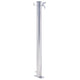 Vidaxl waterzuil 100 cm roestvrij staal rond