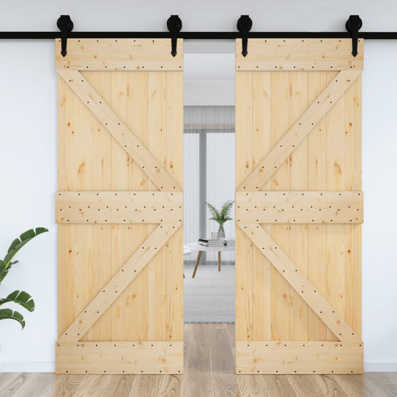 Afbeelding laden in galerijviewer, Vidaxl deur narvik 70x210 cm massief grenenhout
