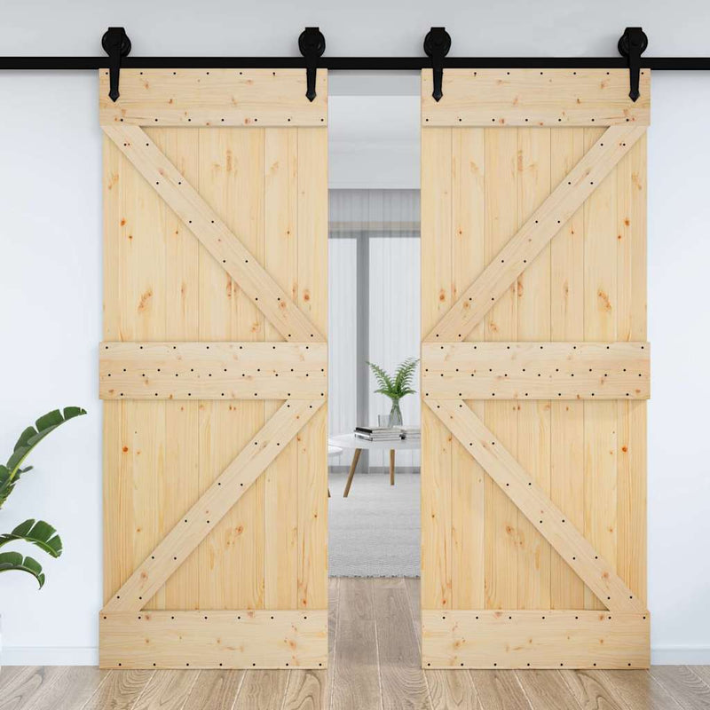 Afbeelding laden in galerijviewer, Vidaxl deur narvik 85x210 cm massief grenenhout
