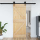 Vidaxl deur narvik 85x210 cm massief grenenhout