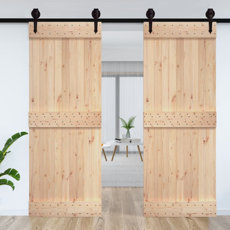 Afbeelding laden in galerijviewer, Vidaxl deur narvik 85x210 cm massief grenenhout
