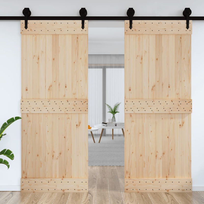 Afbeelding laden in galerijviewer, Vidaxl deur narvik 90x210 cm massief grenenhout
