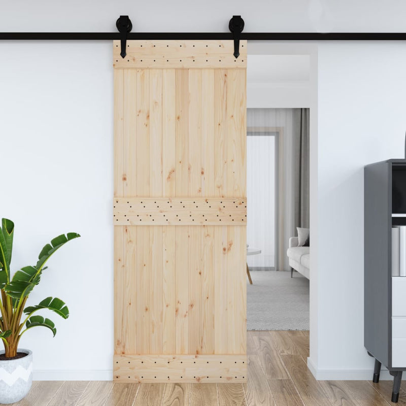 Afbeelding laden in galerijviewer, Vidaxl deur narvik 90x210 cm massief grenenhout
