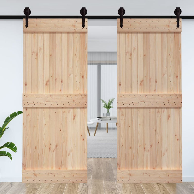 Afbeelding laden in galerijviewer, Vidaxl deur narvik 95x210 cm massief grenenhout
