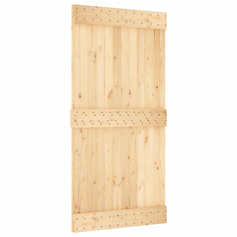 Afbeelding laden in galerijviewer, Vidaxl deur narvik 100x210 cm massief grenenhout

