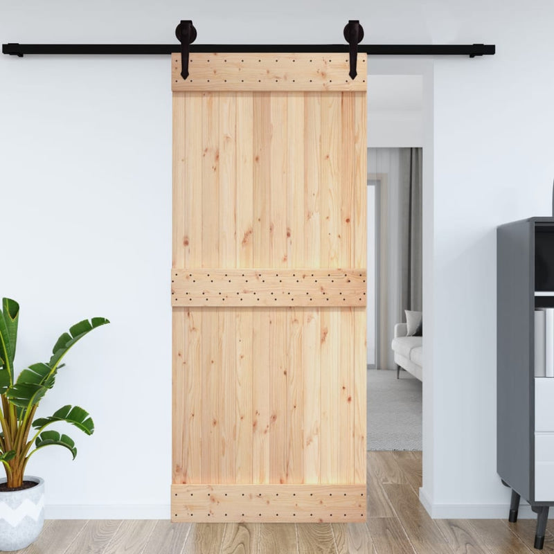 Afbeelding laden in galerijviewer, Vidaxl deur narvik 100x210 cm massief grenenhout
