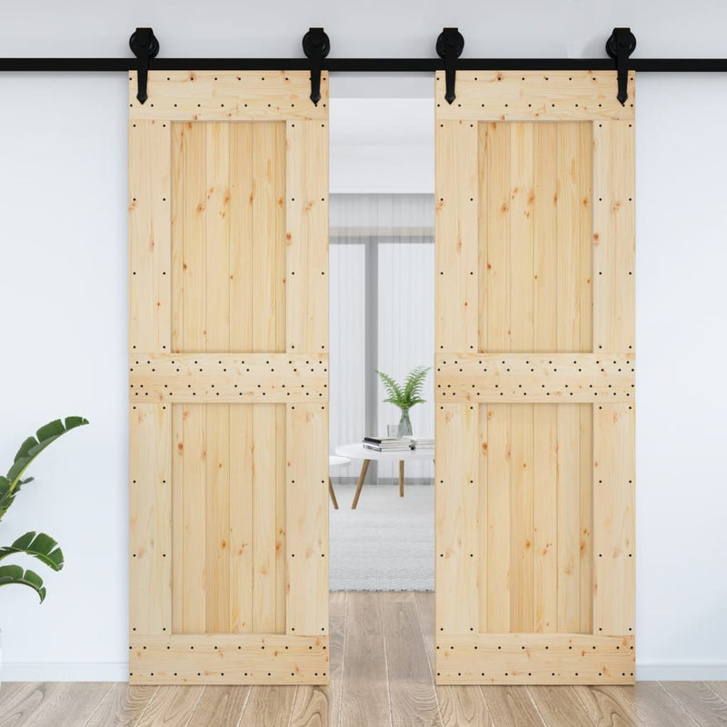 Afbeelding laden in galerijviewer, Vidaxl deur narvik 70x210 cm massief grenenhout
