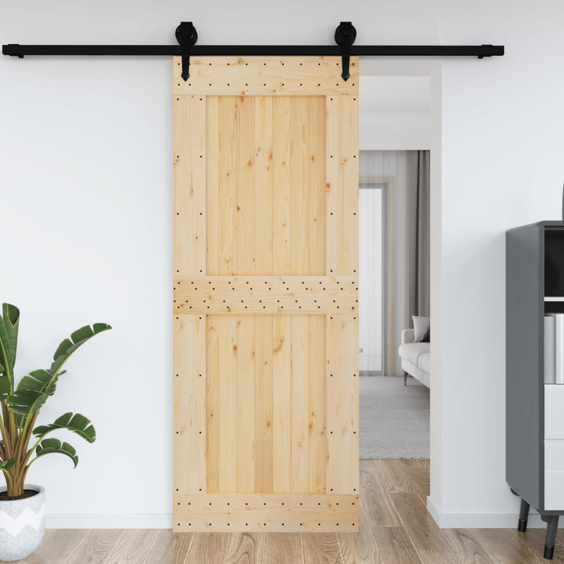 Afbeelding laden in galerijviewer, Vidaxl deur narvik 90x210 cm massief grenenhout
