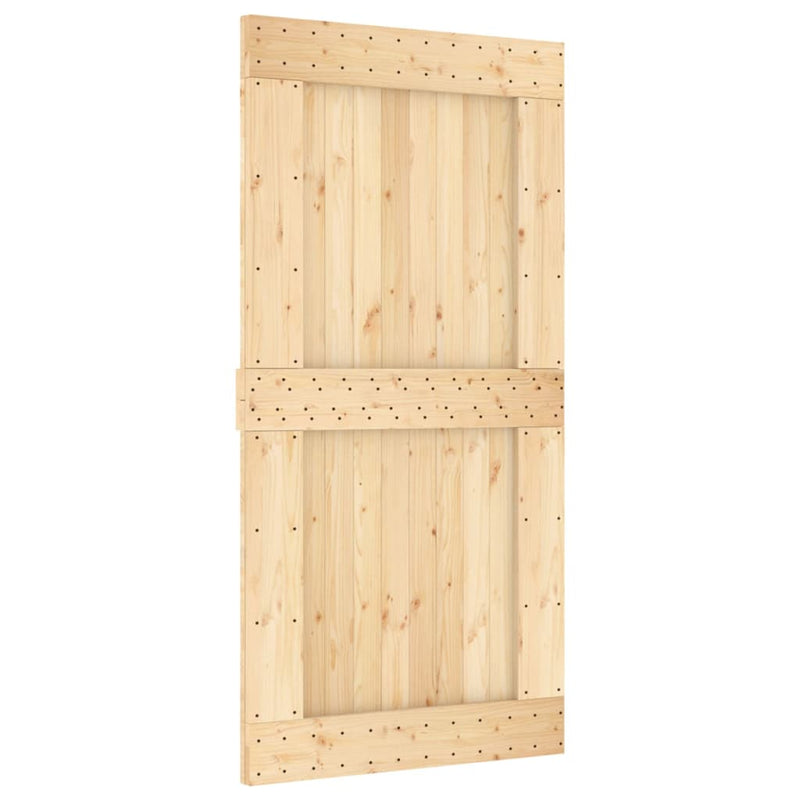 Afbeelding laden in galerijviewer, VidaXL Deur NARVIK 100x210 cm massief grenenhout
