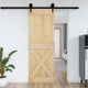 Vidaxl deur narvik 80x210 cm massief grenenhout