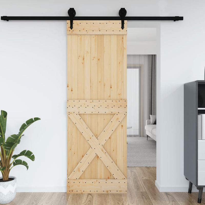 Afbeelding laden in galerijviewer, Vidaxl deur narvik 80x210 cm massief grenenhout
