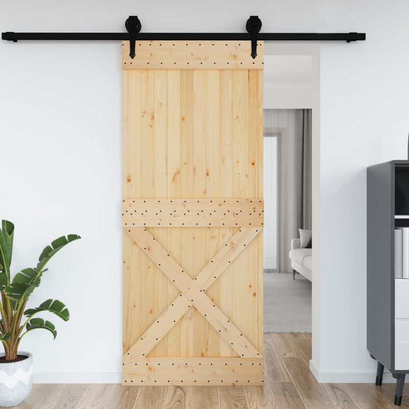Afbeelding laden in galerijviewer, Vidaxl deur narvik 95x210 cm massief grenenhout
