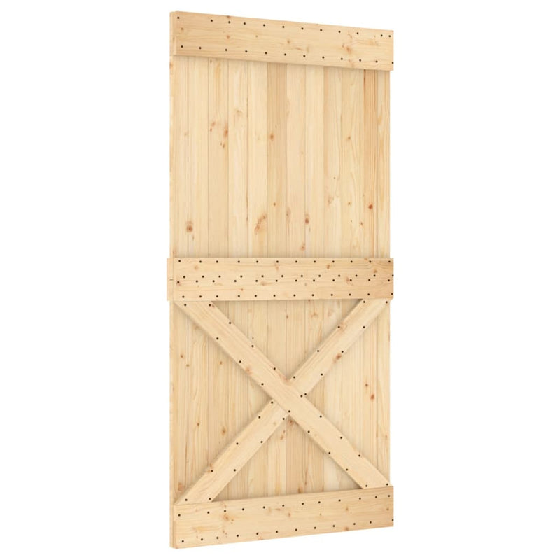 Afbeelding laden in galerijviewer, Vidaxl deur narvik 100x210 cm massief grenenhout

